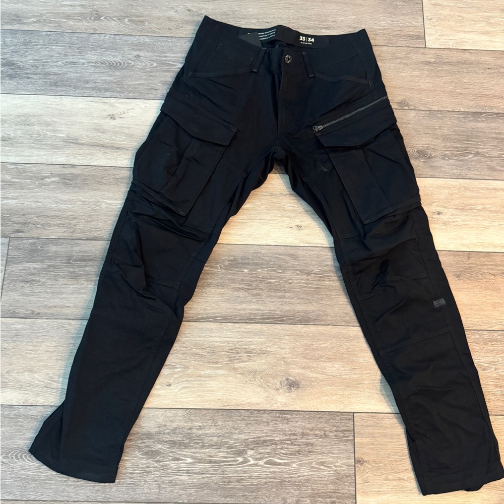 G-Star Men's Black Cargo Pants